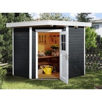 Weka Gartenhaus 229 2,09 x 2,05 m anthrazit