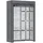 Homcom Kleiderschrank Dunkelgrau, Metall, 103x162.5x43 cm Schlafzimmer, Flur,