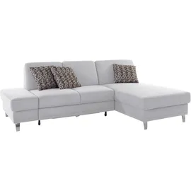 sit&more Ecksofa »Clio L-Form« wahlweise mit Bettfunktion oder Vorziehsitz und Bettkasten, Federkern