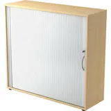 Hammerbacher Hammerbacher-Rollladenschr.hor. 3OH 120cm BM Ahorn/Silber-V1733S/3/S/BM