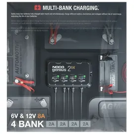 Noco Batterieladegerät 40Ah 6-12V 2x4