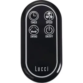 LUCCI AIR Breeze 41 cm Wandventilator bronze/schwarz