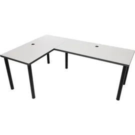 Möbelsystem Eckschreibtisch Gamingtisch Weiß