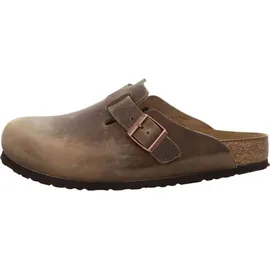 Birkenstock Boston Nubukleder geölt tabacco brown 40