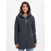 CAMEL ACTIVE Funktionsjacke aus leichtem Softshell mit Kapuze Dunkelblau,