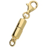 Smart Jewel Anhänger mit Magnetverschluß zum Einhängen, vergoldet, Silber 925 Charms & Kettenanhänger Gold Damen