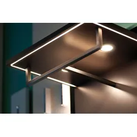 Siro LED Einbauleuchte SL-DUO Spot Nickel matt