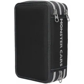 DEPESCHE 3-Fach Federtasche LED Polizeiauto