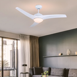 V-Tac 132 cm Deckenventilator weiß inkl. Fernbedienung