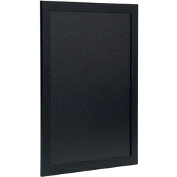 Securit® Woody Kreidetafel – Lackierte Holzoptik – Weißer Kreidemarker + Montageset Inklusive – 30x40 cm