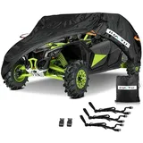 luxuskollektion UTV Abdeckung wasserdicht Oxfordgewebe 4 bis 6 Double Row Seats-Plus