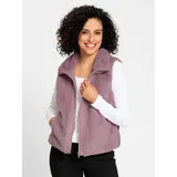 Inspirationen WITT WEIDEN Fellimitatweste in mauve | Gr.: 40
