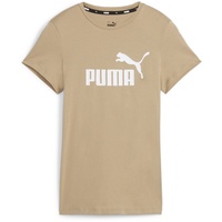 Puma Essentials Logo T-Shirt Damen Shirt ESS Tee (s), prairie tan M