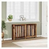 vidaXL Heizkörperverkleidung Altholz-Optik 149x20x82 cm