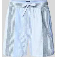 Relaxed Fit Shorts aus reiner Baumwolle, Hellblau, S