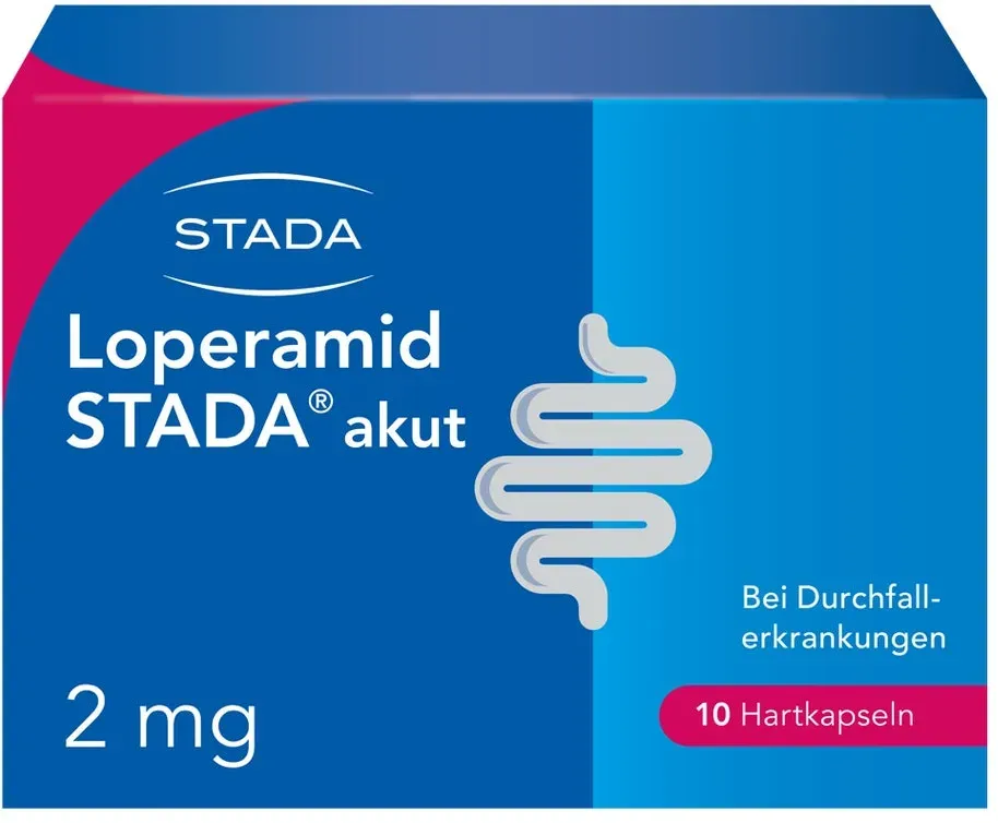 Preisvergleich Produktbild Loperamid STADA akut 2mg Hartkapseln 10 St