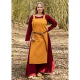 Battle Merchant Kostüm Wikinger Überkleid, Trägerkleid Tinna, senfgelb, Gr. XXL