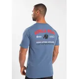 Gorilla Wear Warren T-Shirt blau XXL