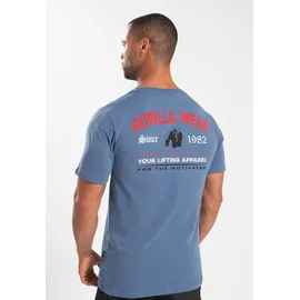 Gorilla Wear Warren T-Shirt blau XXL