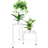 Famanu Pflanzenständer Blumenregal - 115 cm hoch - rostfrei - dekorativ für Innen und Außen