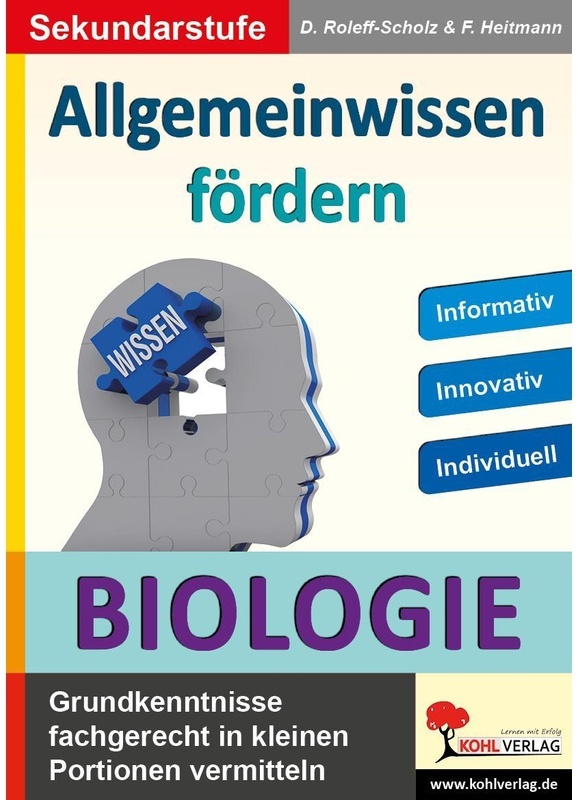 Allgemeinwissen Fördern  Biologie - Dorle Roleff-Scholz  Friedhelm Heitmann  Kartoniert (TB)