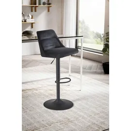 MID.YOU Barhocker 45 x 106 x 51 cm Schwarz