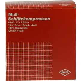 dr. ausbüttel gmbh & co. kg Schlitzkompressen Mull 10 x 10 cm 50 St.