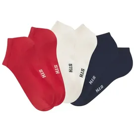 H.I.S. Sneakersocken 6-Paar Blau/Rot 35-38