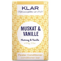 Klar Seifen Fester Conditioner - Muskat & Vanille 100g 100 g 