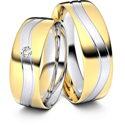Trauringe Liebenau 750er Gelb-/Weiflgold - 9545