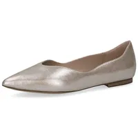 CAPRICE Ballerina in TAUPE Metallic), | Gr.: 37,5