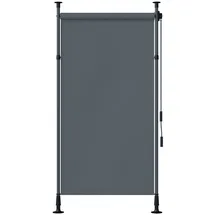 Outsunny Senkrechtmarkise 150 x 310 cm Grau