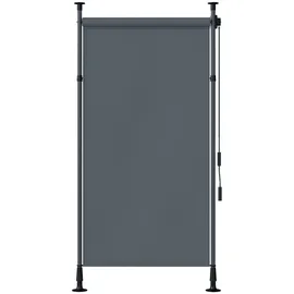 Outsunny Senkrechtmarkise 150 x 310 cm Grau