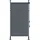 Outsunny Senkrechtmarkise 150 x 310 cm Grau