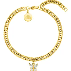 Purelei Armband Butterfly mit Karabinerverschluss Armbänder & Armreife   Damen 