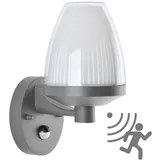 Maxkomfort GmbH Außenwandleuchte Wandlampe Außenleuchte E27 mit Bewegungsmelder Anthrazit IP44 Beleuchtung Garten Sensor moderne Wandleuchte aus Aluminium RD1901A1