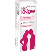 First To Know - Der erste Schwangerschaftstest mit Blut, den man selbstständig zu Hause durchführen kann – Packung mit 1 Test