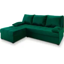 masseno Eckcouch Stoff 3-Sitzer Grün