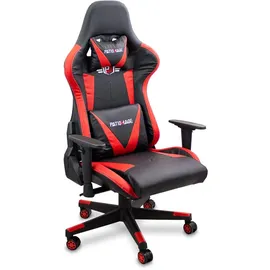 LACESTONE Patiomage Gaming Stuhl Chair Drehstuhl Gamming Sessel PC Computer Gamingstuhl Gamingsessel (Rot)