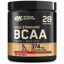 Optimum Nutrition Gold Standard BCAA Train + Sustain Erdbeere-Kiwi Pulver 266 g