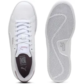 Puma Smash 3.0 L Herren Weite E White/Silver Mist/Plum Jam 46