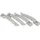 Unitec Kabel-klemmbügel 100 Mm Grau 4x Nagelschellen