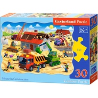 Castorland House in Construction,Puzzle 30 Teile (30 Teile)