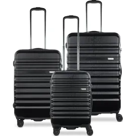 Bugatti Corium Koffer-Set 3-tlg. schwarz