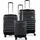 Bugatti Corium Koffer-Set 3-tlg. schwarz