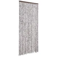 VidaXL Fliegenvorhang Braun und Beige 100x200 cm Chenille