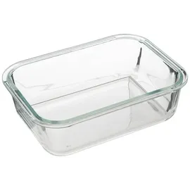 5 five simply smart Glasbehälter für Lebensmittel mit luftdichtem Deckel, transparent