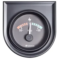 EQUUS 842052 Kfz Einbauinstrument Amperemeter Messbereich -50 - +50