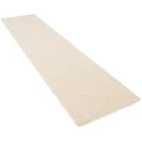 Snapstyle Snapstyle, Hochflor Velours Teppich, Läufer Mona Creme 100x200cm