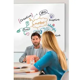 NOBO Whiteboard 90 x 180 cm Weiß